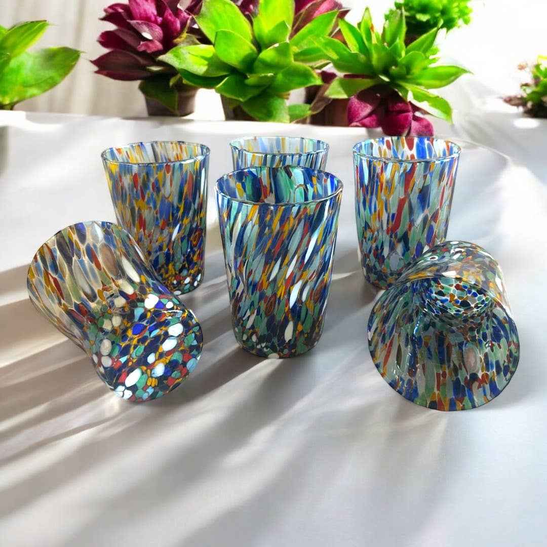 Long Drink en verre « Les Couleurs de Murano » - DRINK-ARLECCHINO