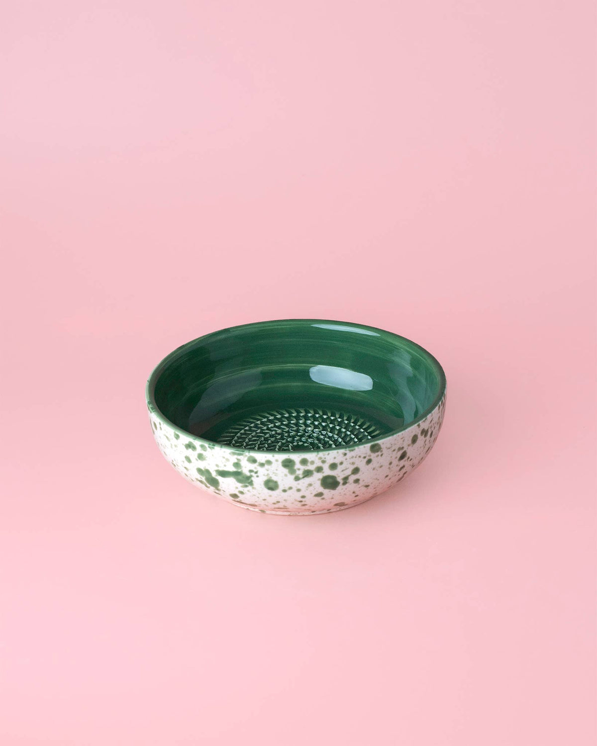 Râpe à ail - moyenne, en céramique, vert jade