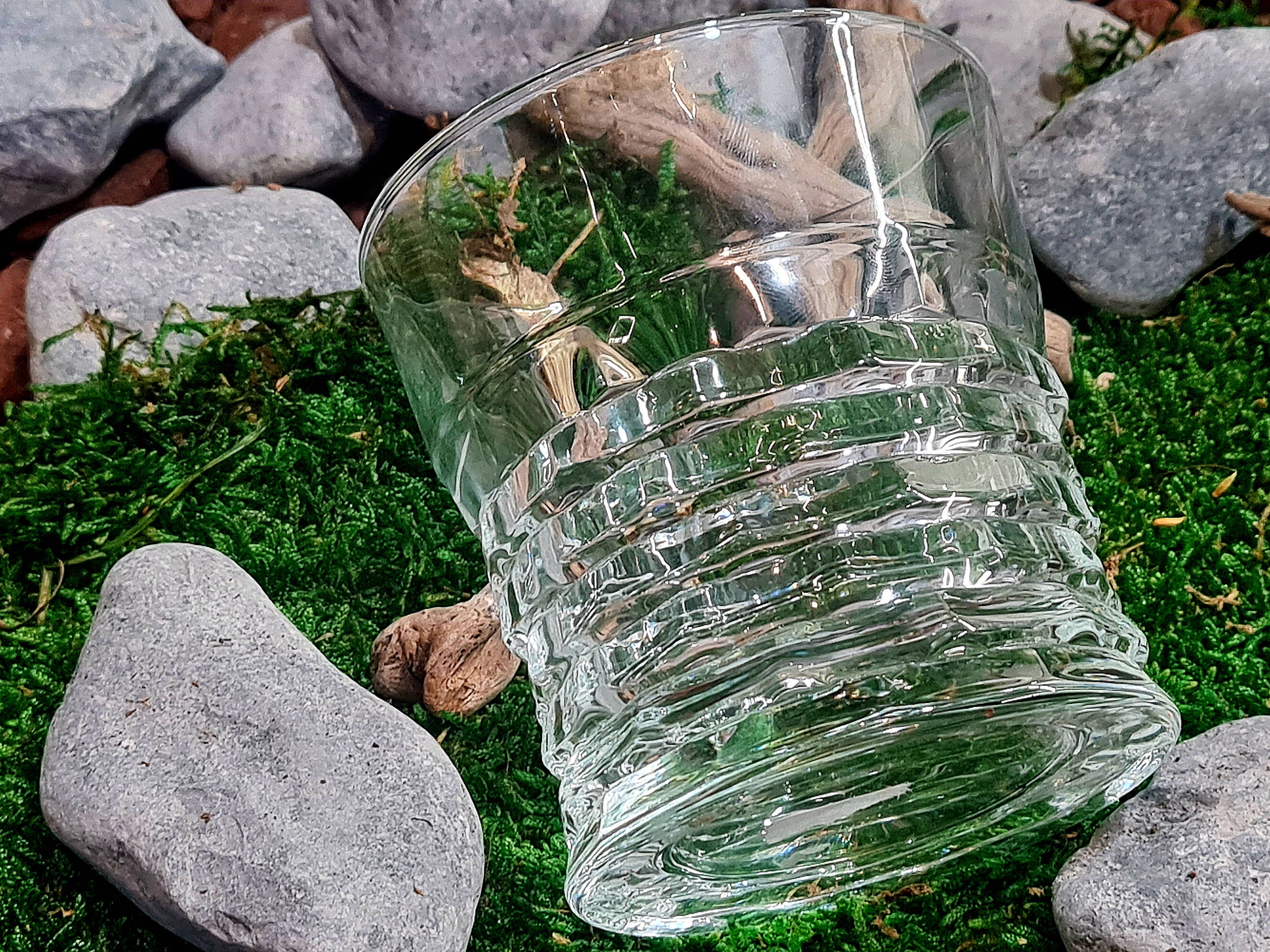 Verre japonais avec boîte cadeau, glaçons en granit et sous-verre |326: Un verre