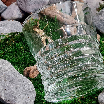 Verre japonais avec boîte cadeau, glaçons en granit et sous-verre |326: Un verre