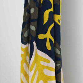 Foulard Coton Bio Equateur Marine