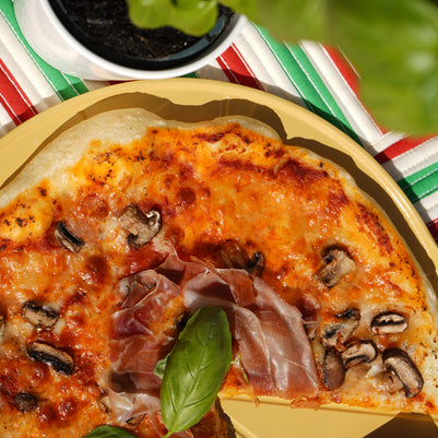 Le Formidable plat à PIZZA avec couteau - MANGUE