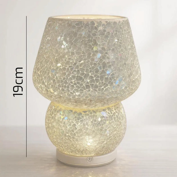 Arca Lampe champignon TRENTE, 19cm, LED, rechargeable,