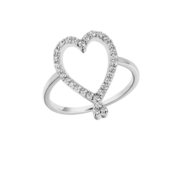 BAGUE - TWIN HEARTS ARGENT - Taille 54