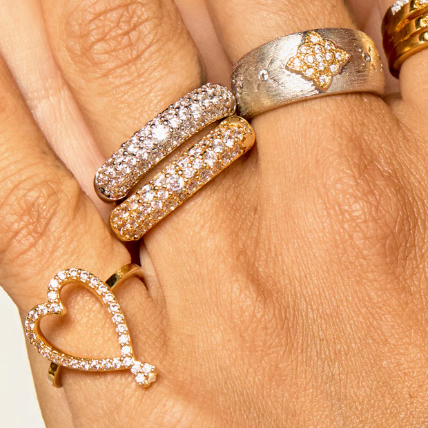 BAGUE - GREY CHAMPAGNE - TAILLE 56cm