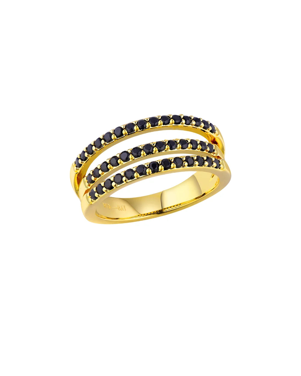 Bague BLACK TRINITY T56