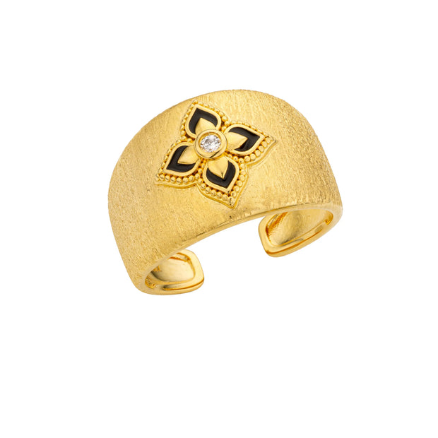 Bague - BLACK LOTUS CUFF