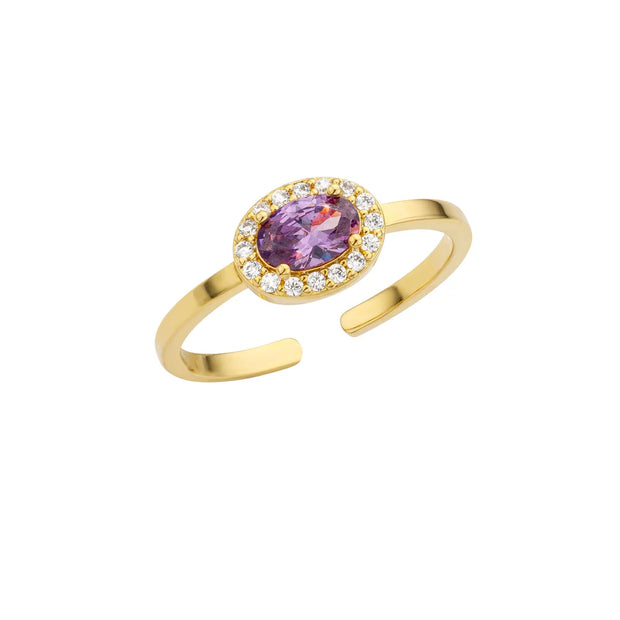 BAGUE AMETHYST DYNASTY