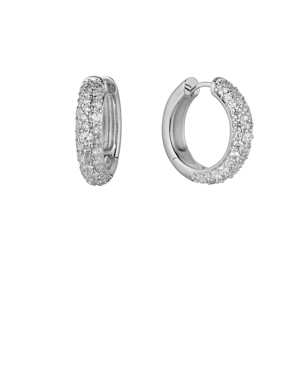 BOUCLES D'OREILLES - CHAMPAGNE ARGENT