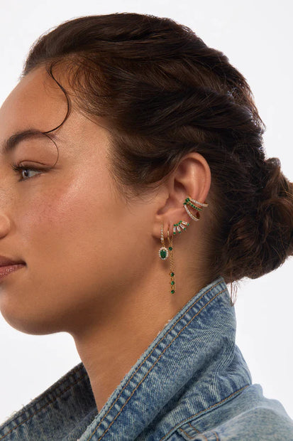 BOUCLES D'OREILLES - DYNASTY VERT