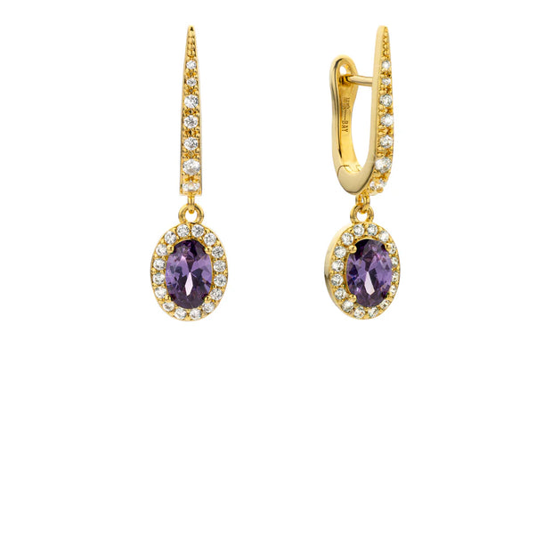 BOUCLES D'OREILLES -AMETHYST DYNASTY