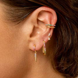 BOUCLES D'OREILLES - RAINBO SHINY JAZZY