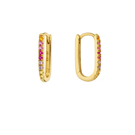BOUCLES D'OREILLES - RAINBO SHINY JAZZY