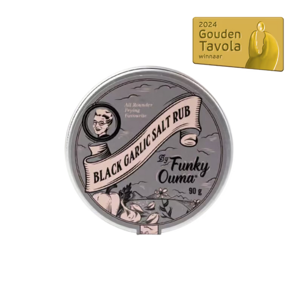 Sel BLACK GARLIC, Travel Tin, 90g, FUNKY OUMA (Copie)