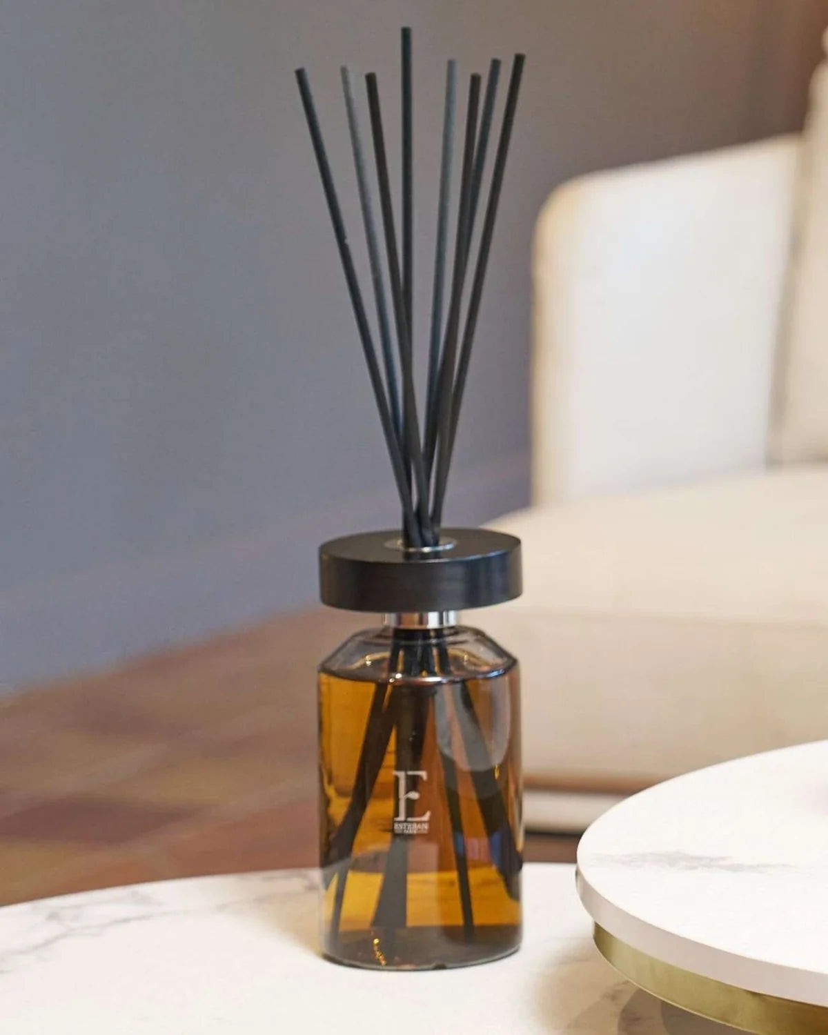 Bouquet parfumé ellipse - Iris Cachemire - Premium Edition - pré-rempli - rechargeable - 950mL