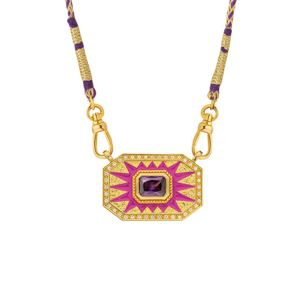 COLLIER - LIGHT FUCHSIA YUCATAN