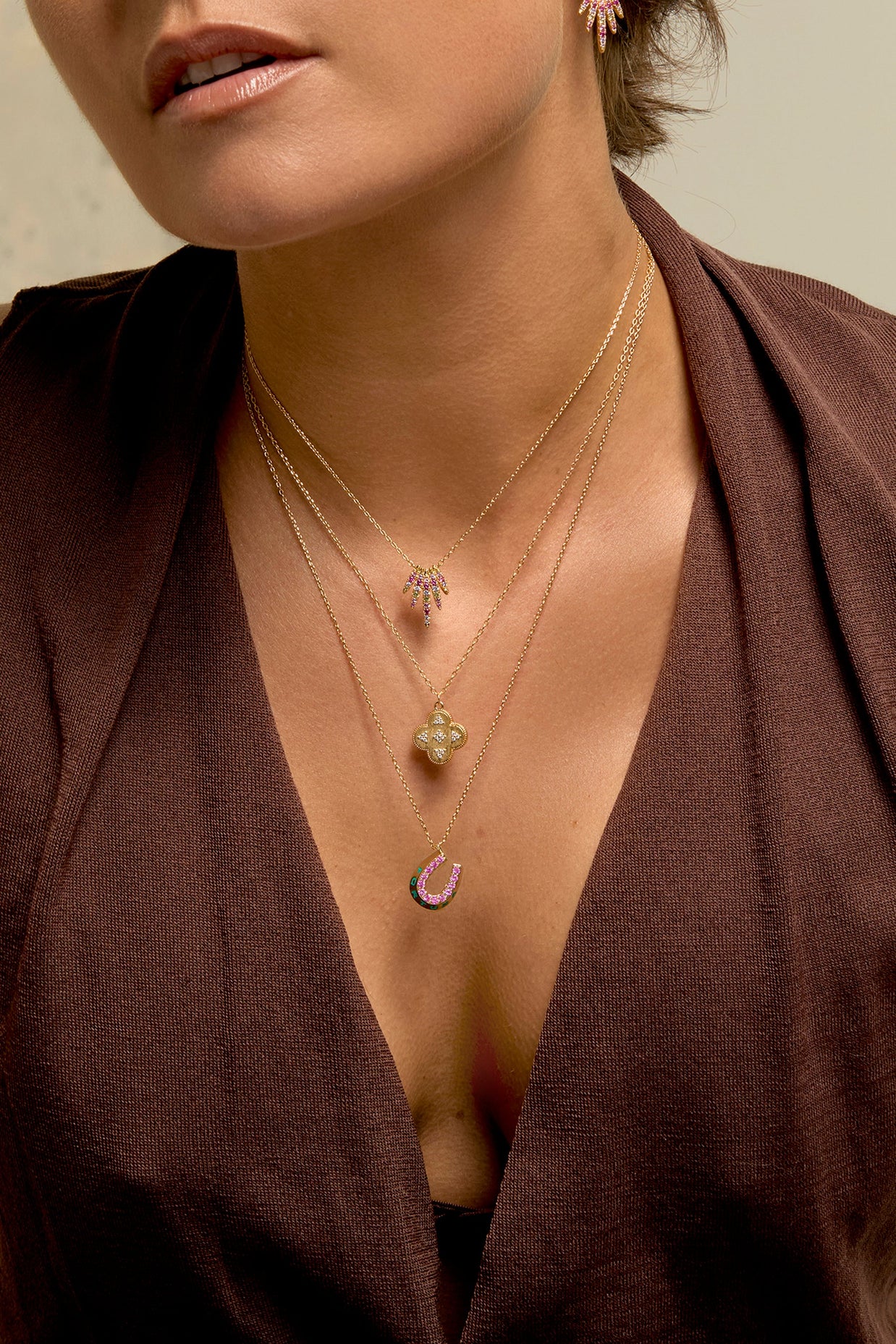 Collier - PINK BARAKA OR
