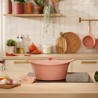 COOKUT Cocotte ovale 33cm ROSE