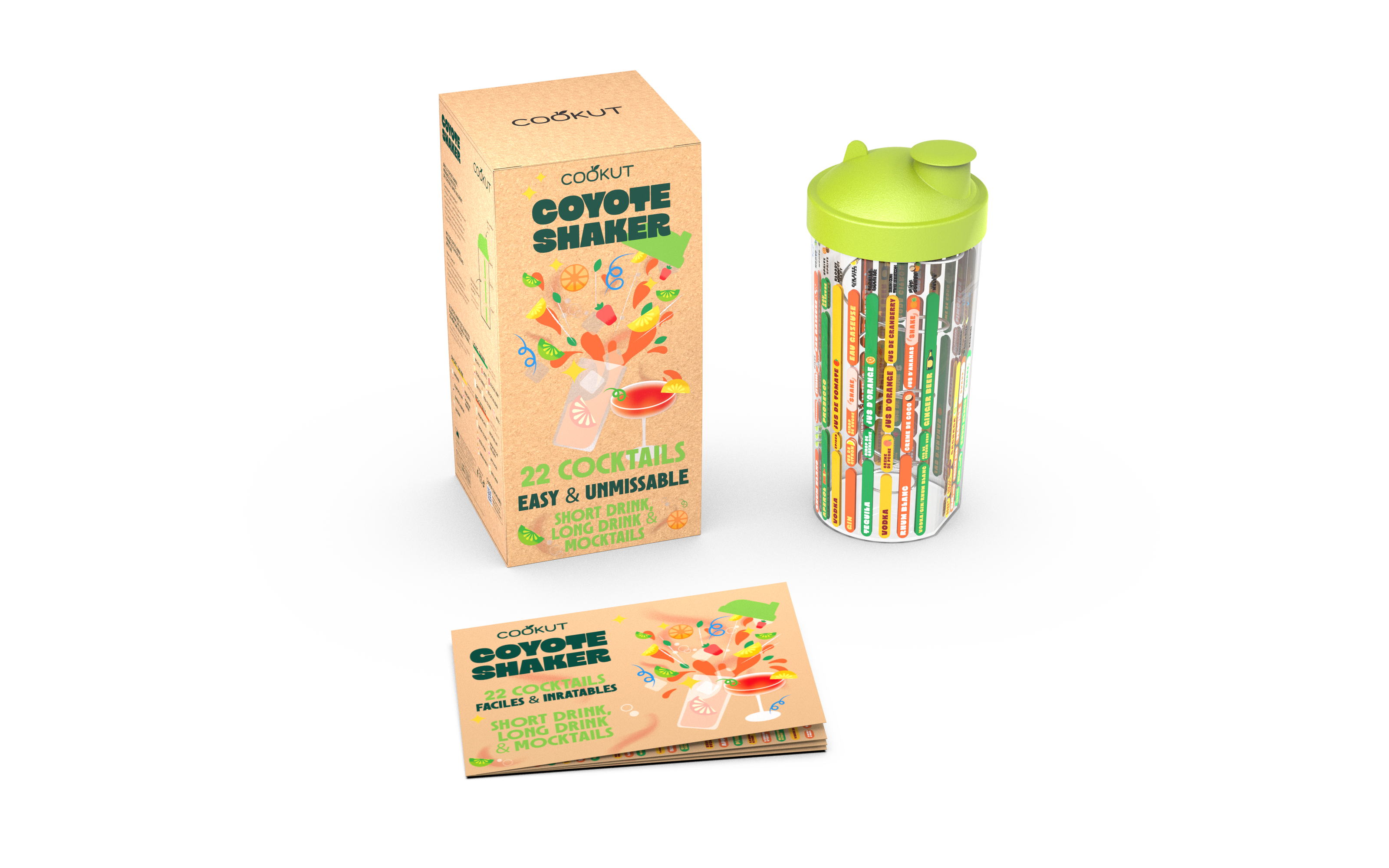 Shaker à cocktails et Mocktails - COOKUT