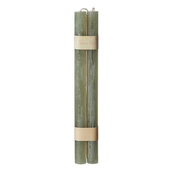 S/2 Bougies coniques en bois® (suspendues), sucre de canne SAUGE