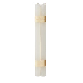 S/2 Bougies coniques en bois® (suspendues), sucre de canne SNOW WHITE