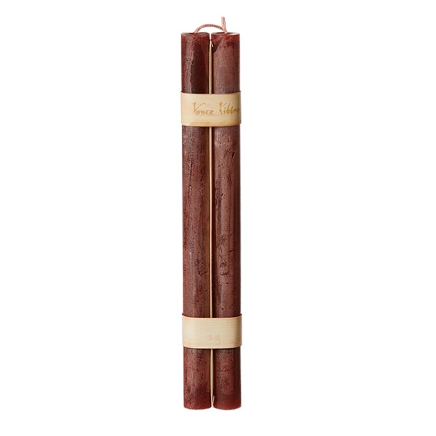 S/2 Bougies coniques en bois® (suspendues), ROUGE