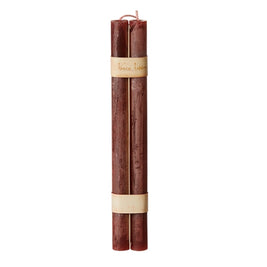 S/2 Bougies coniques en bois® (suspendues), ROUGE