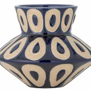 Vase bleu en Grès BASHIR