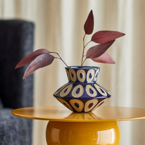 Vase bleu en Grès BASHIR