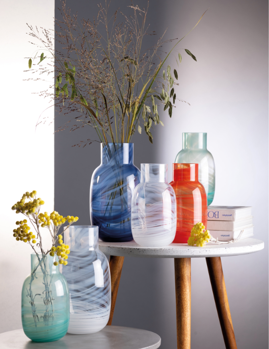 VASE verre bleu 22cm - Zwiesel