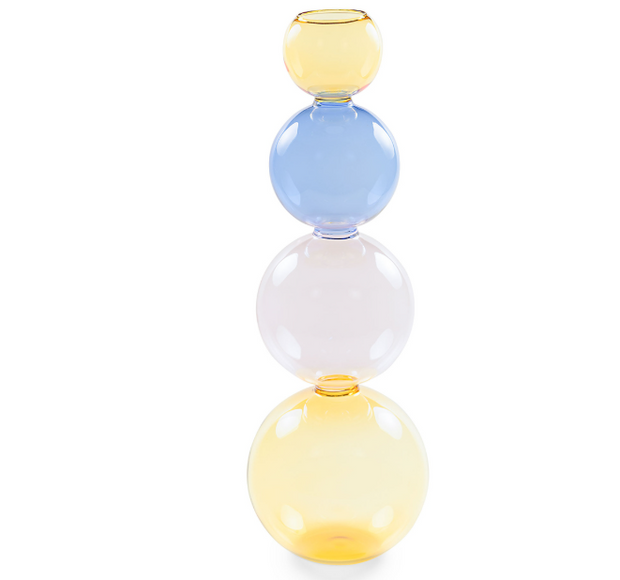 Vase uniflore, 4 boules, H35, RITUALLI DOMESTICI