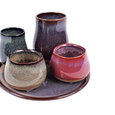 Vases et plateau (set de 5 pièces), ROSENBORG, HOFF intérieur