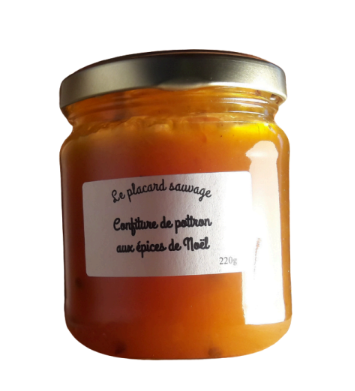Confiture de potiron aux épices de Noël