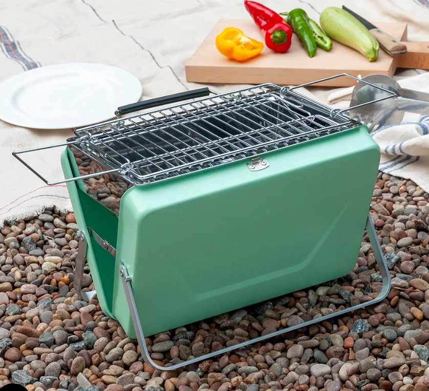Valise portable barbecue - Vert