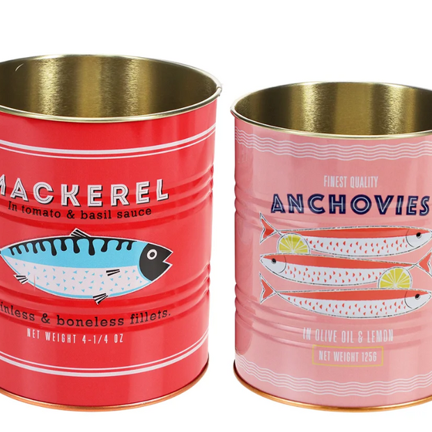 2 Pots de Rangement Poisson