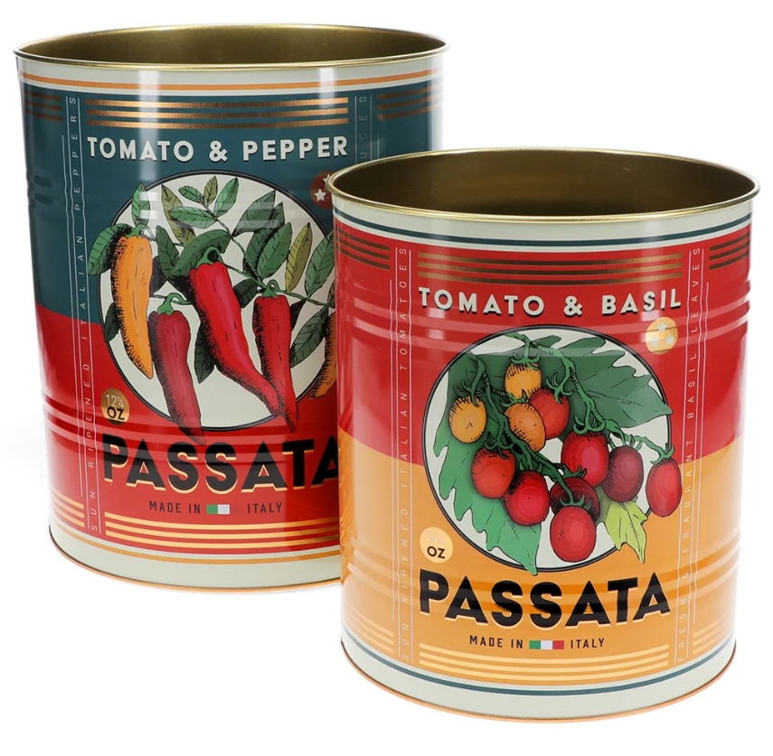 Grande boîte  de conservation - PASSATA & BASIL