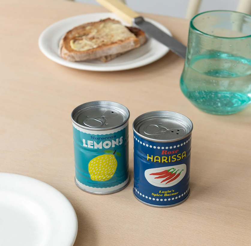 Citron et Harissa Salière et Poivrière