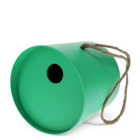 Nichoir rond en fibre de bambou - Vert