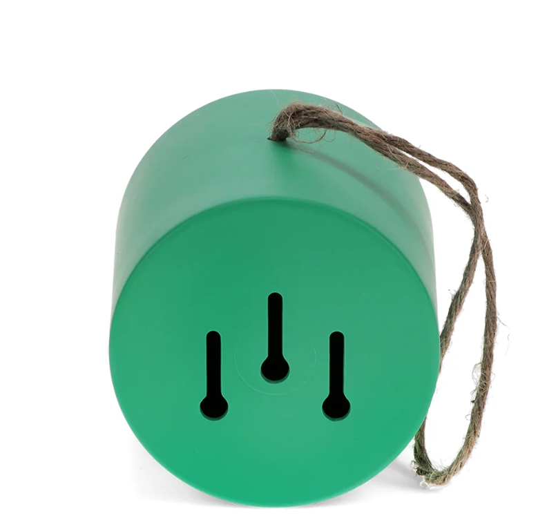 Nichoir rond en fibre de bambou - Vert