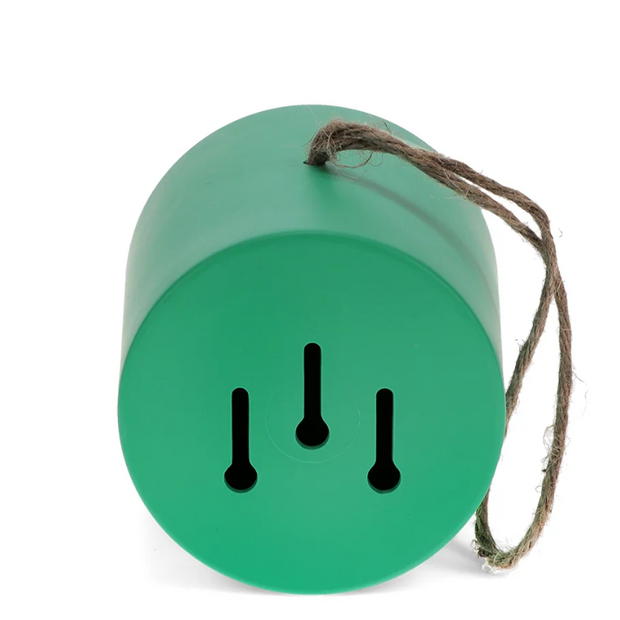 Nichoir rond en fibre de bambou - Vert