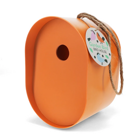 Nichoir ovale en fibre de bambou - Orange