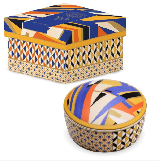 Boite en porcelaine ABSTRACT