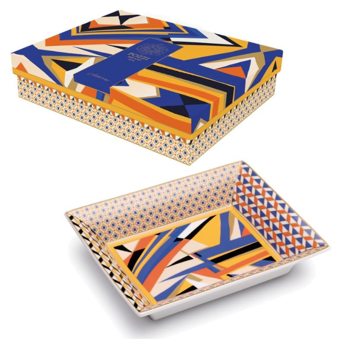 Vide poche en porcelaine LIVING ABSTRACT