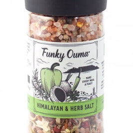 Moulin Himalayan and herb salt, FUNKY OUMA