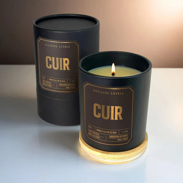 Bougie parfumée Cuir - Officine Lutèce