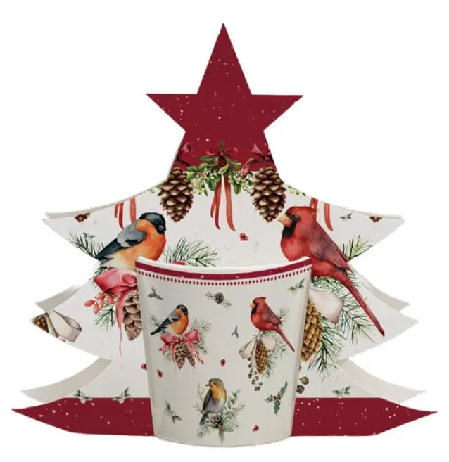 DUO XMAS Mug 400ml, BIRDS OF WINTER, Xmas