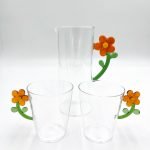 Carafe poignée FLEUR