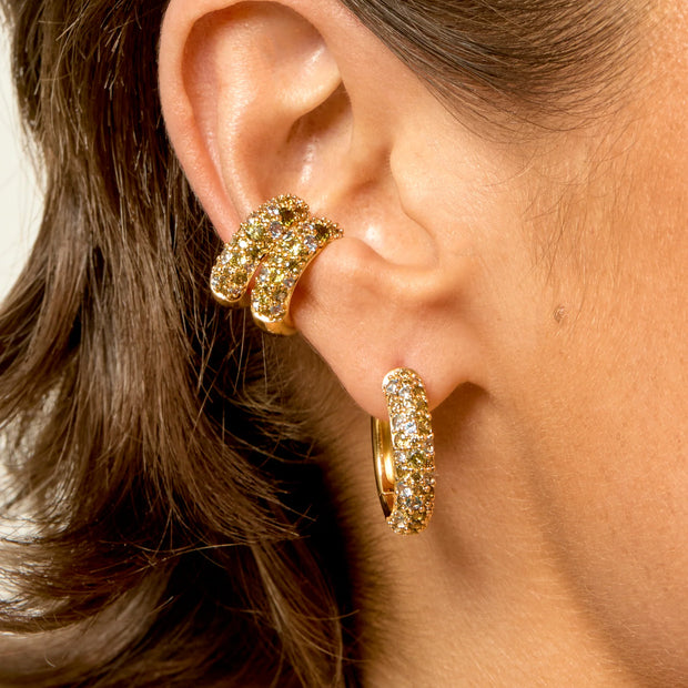EAR CUFF - GREY CHAMPAGNE