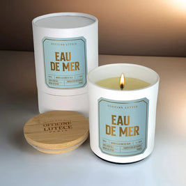 Bougie parfumée eau de Mer- Officine Lutèce