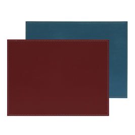 Set de table réversible Bleu Océan - Bordeaux